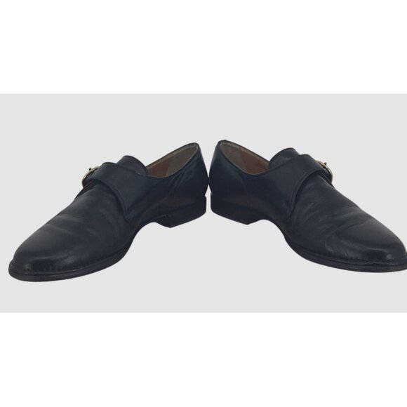 Men’s Bally Monk Strap dress shoes Black Size 7.5 E Made In Switzerland - Picture 4 of 7